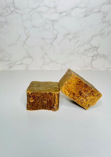 African Black Soap With (Oats & Honey)