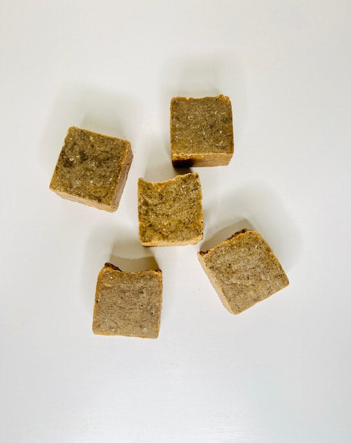 African Black Soap With (Oats & Honey)