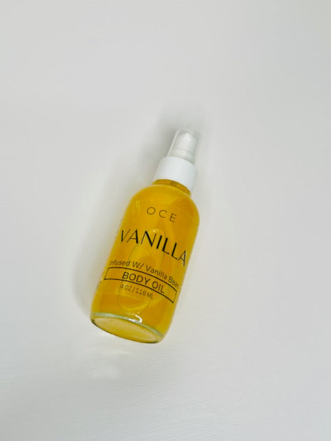 Vanilla Body Oil (Infused With Madagascar Vanilla Beans)